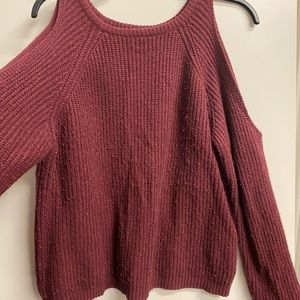 Women’s forever 21 off the shoulder sweater